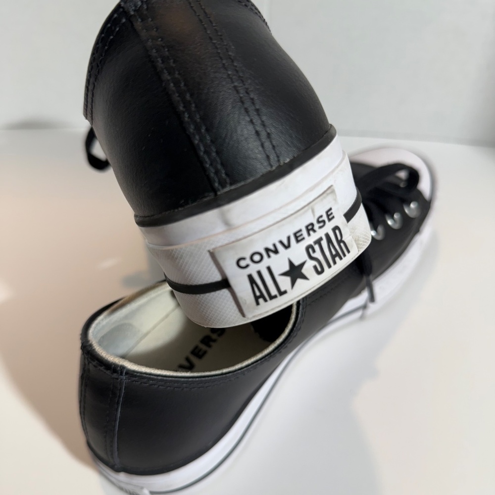 Converse Chuck Taylor All Star Lift Platform Leather Sneakers - Picture 7 of 7